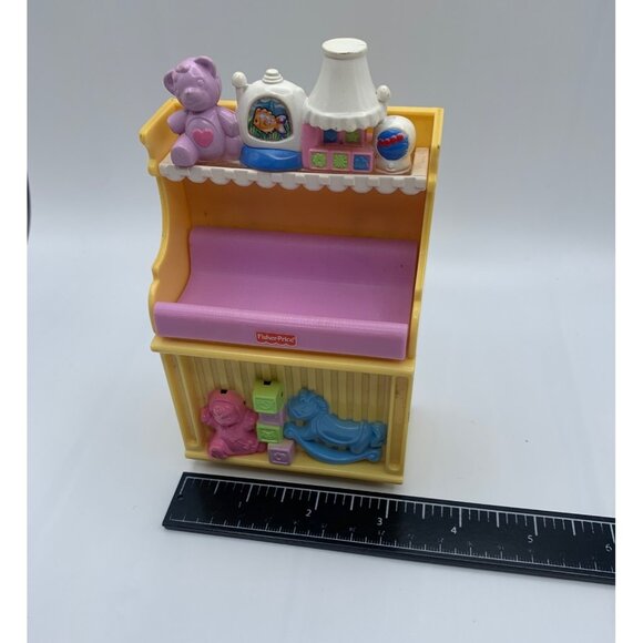 Fisher Price Loving Family 2007 Musical Baby Changing Table - Picture 7 of 9